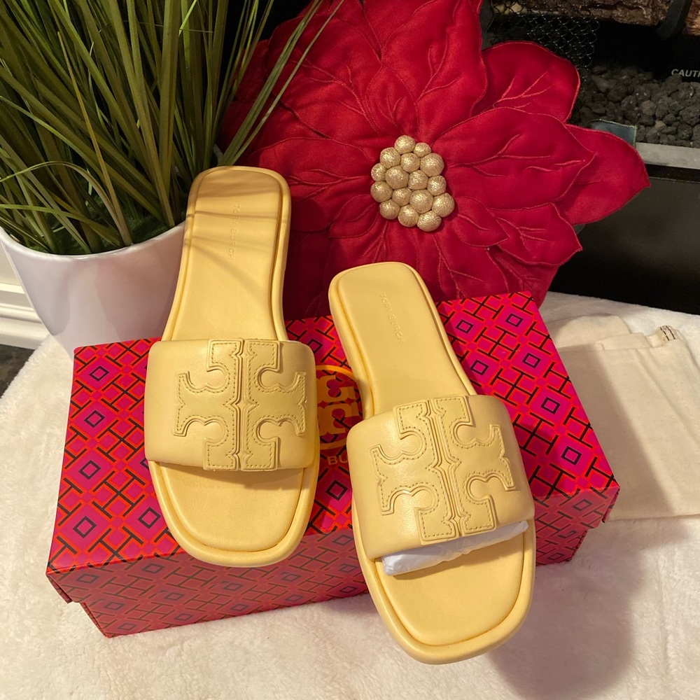 ✨NWT✨Tory Burch Double T Sport Slide